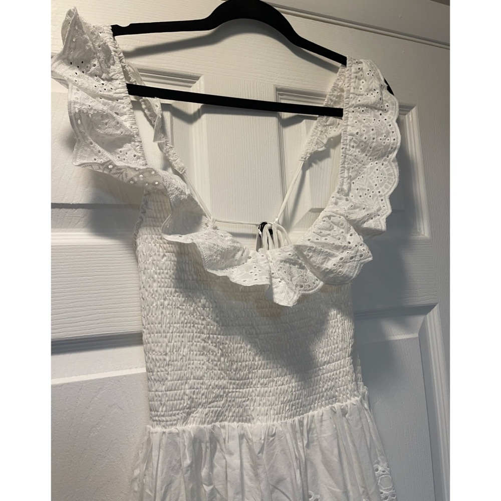 Cottage dress in white Astr the label size Large - Picture 5 of 10